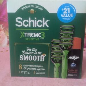 chic Schick Xtreme3 Sensitive Razors - Green and Black
